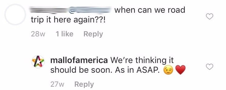  Mall of america response