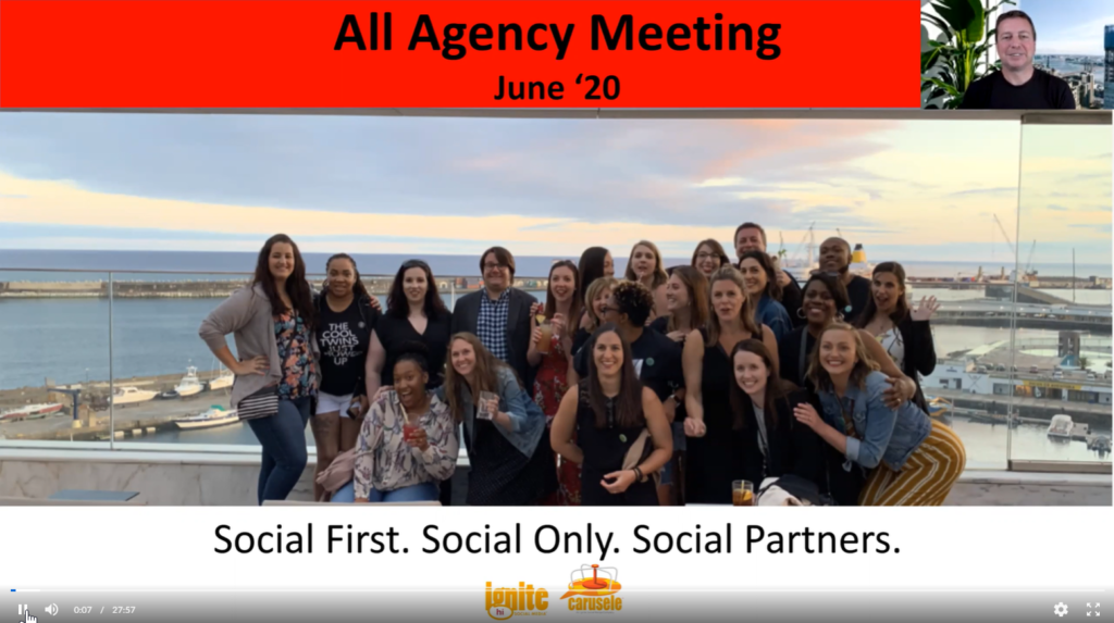 All Agency Meetings at Ignite Social Media