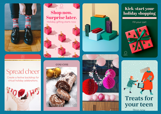 Pinterest Strategy, Holiday Examples