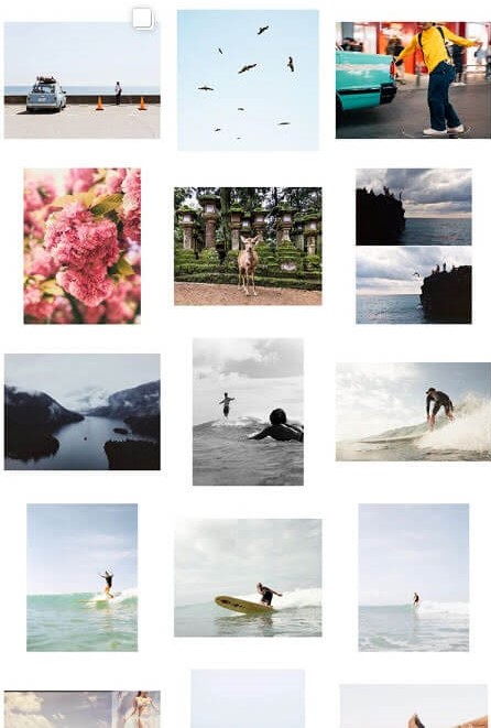 Instagram White Borders Example