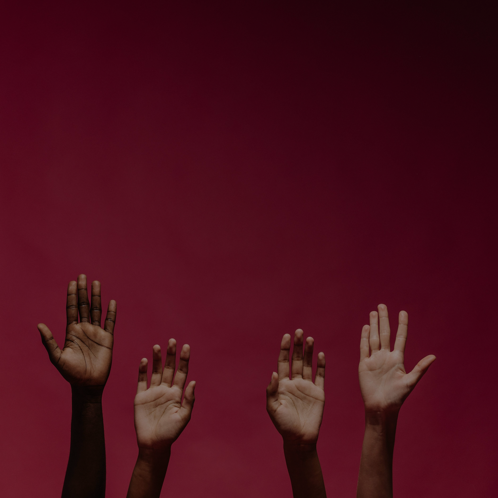 Hands answering question